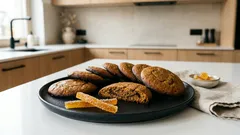 Pierniczki pomarańczowe z kandyzowaną skórką – pachnące i łatwe do wałkowania