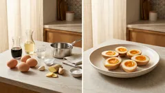 Ajitsuke Tamago (ajitama) – japońskie jajka do ramenu z kremowym żółtkiem