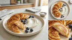 Twarogowe placuszki proteinowe – puszyste i sycące, gotowe w kilkanaście minut